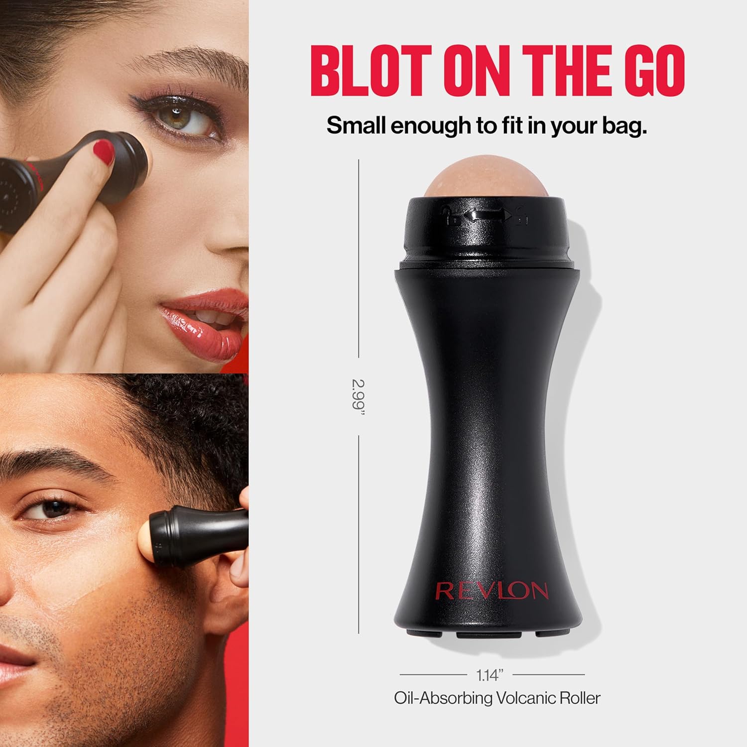 OIL ABSORBING VOLCANIC FACE ROLLER FACIAL OIL CONTROL FOR GENTS & LADIES