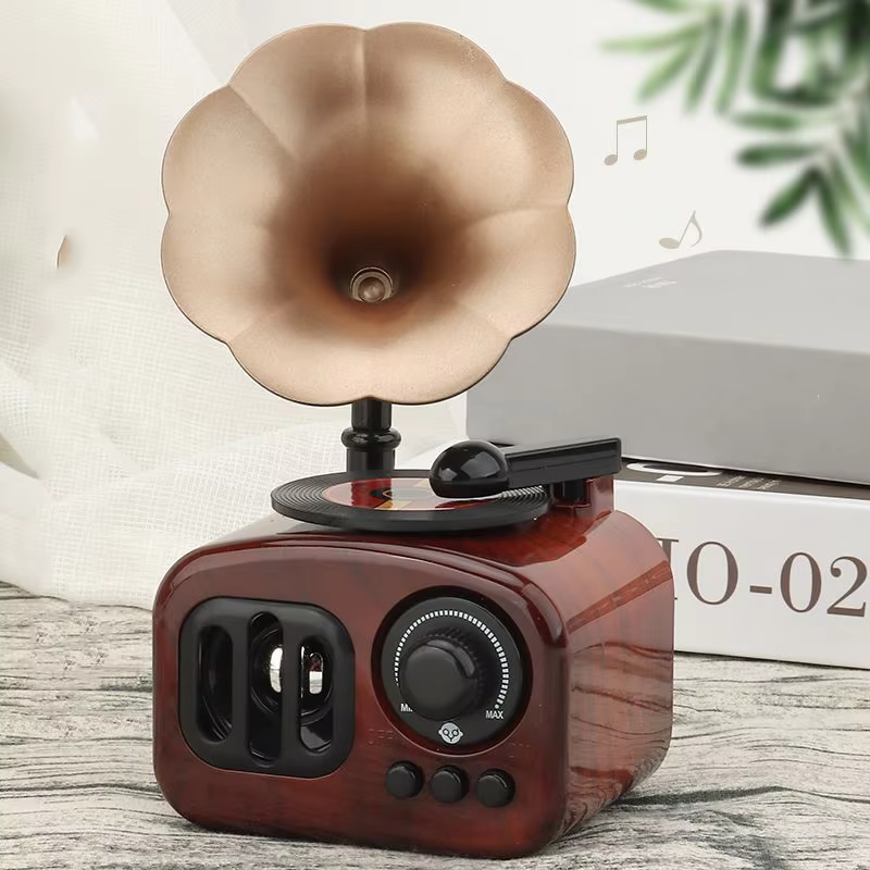 RETRO VINTAGE GRAMOPHONE MUSIC BOX CLASSICAL STYLE