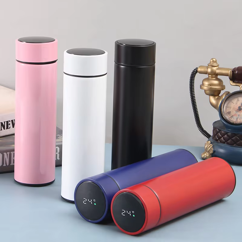 SMART LED TEMPERATURE DISPLAY THERMOS FLASK HOT WATER BOTTLE