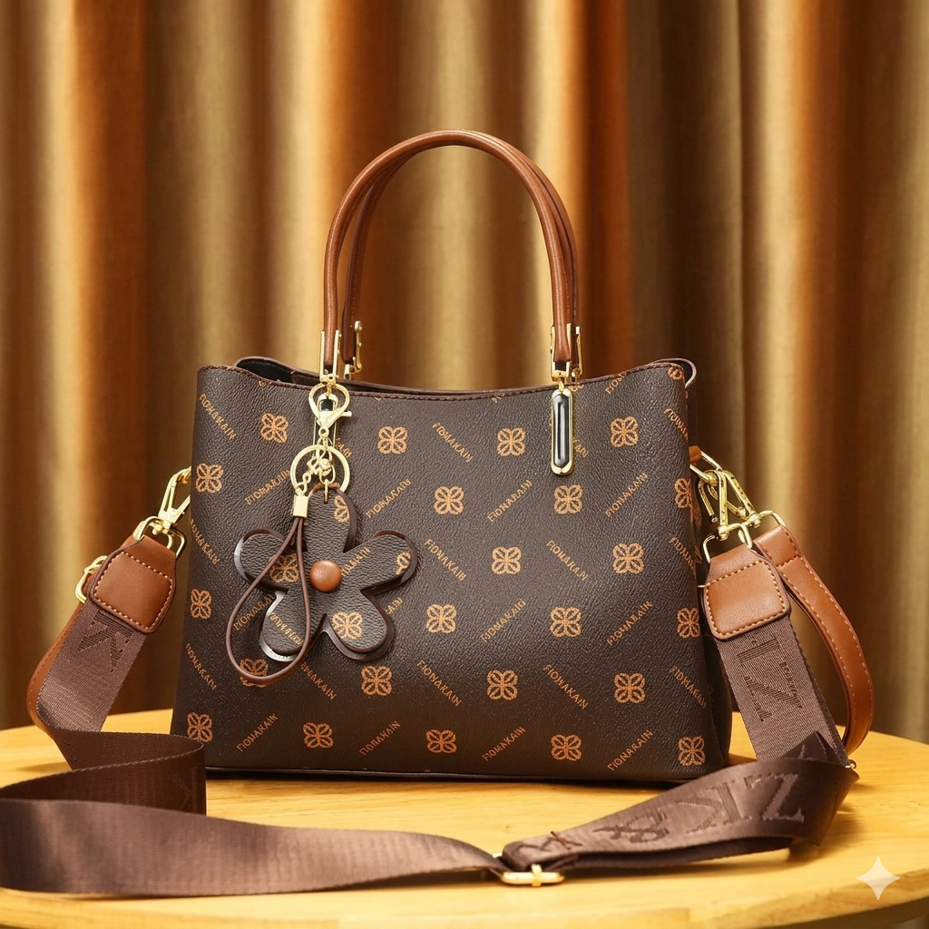HIGH LUXURY PREMIUM PU LEATHER BOSTON STYLE LADIES HAND BAG