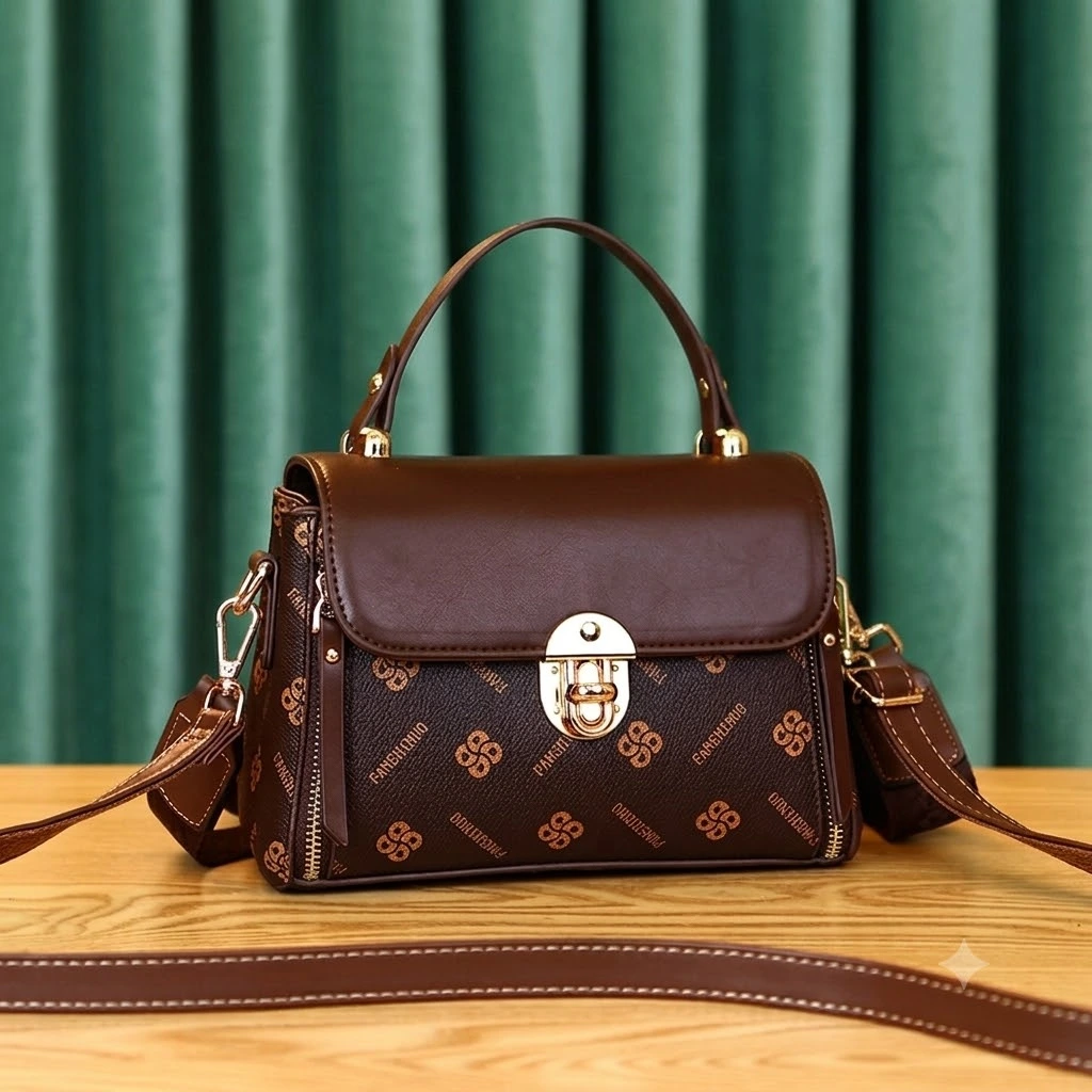 PREMIUM PU LEATHER SHOULDER & CROSSBODY HANDBAG FOR WOMEN